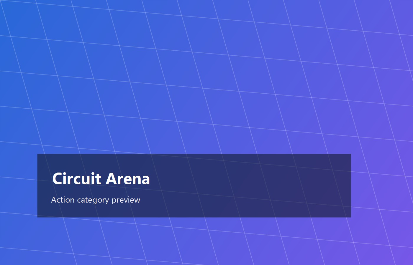 Circuit arena action game preview on XelunorVamik